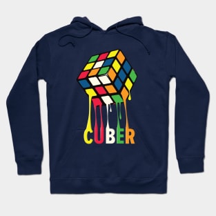 Melting Cube Cuber - Rubik's Cube Inspired Design Hoodie